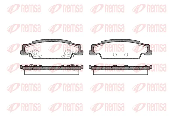 Brake Pad Set, disc brake (0952 02)