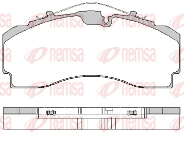 Brake Pad Set, disc brake (JCA1704.00)