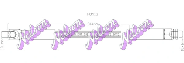 Brake Hose (H3913)
