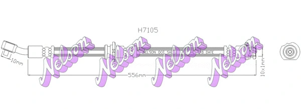 Brake Hose (H7105)