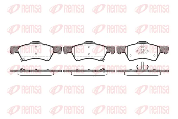 Brake Pad Set, disc brake (0810 02)