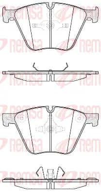 Brake Pad Set, disc brake (1419 20)