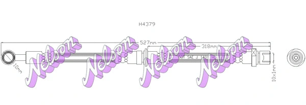 Brake Hose (H4379)