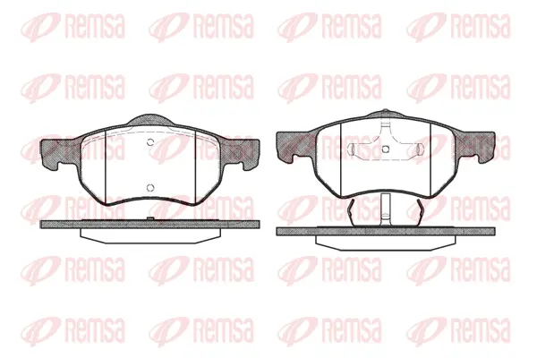 Brake Pad Set, disc brake (0882 00)
