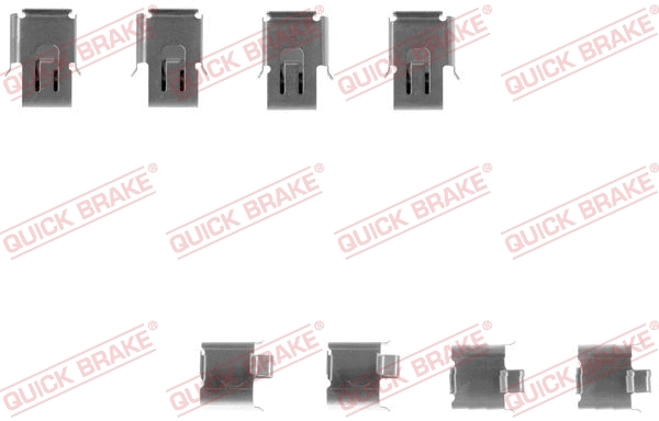 Accessory Kit, disc brake pad (109-1171)