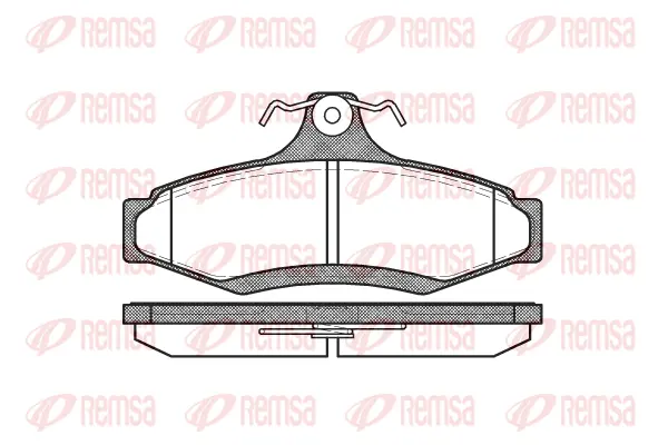 Brake Pad Set, disc brake (0646 10)