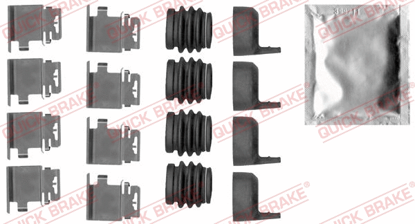 Accessory Kit, disc brake pad (109-1890)