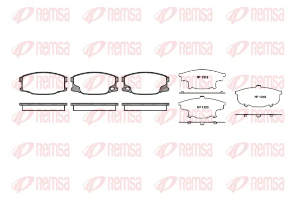 Brake Pad Set, disc brake (1037 00)