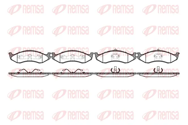 Brake Pad Set, disc brake (0467 40)