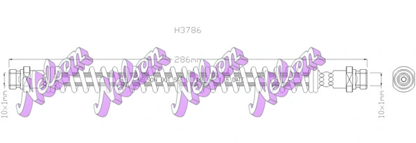Brake Hose (H3786)