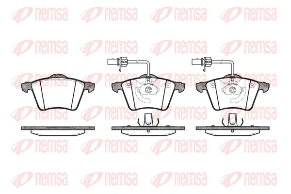 Brake Pad Set, disc brake (0721 02)