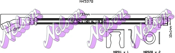 Brake Hose (H4537Q)