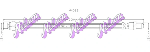 Brake Hose (H4563)