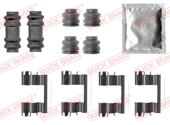 Accessory Kit, disc brake pad (109-0028)