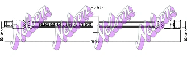 Brake Hose (H7614)