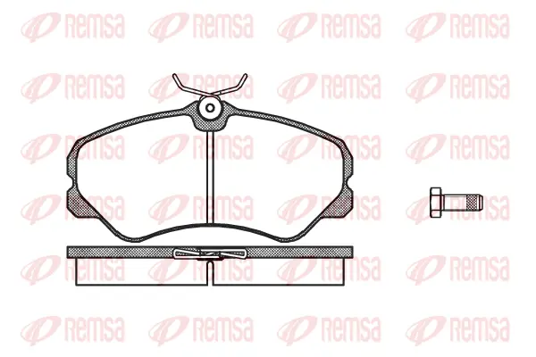 Brake Pad Set, disc brake (0261 00)