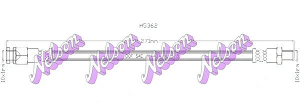 Brake Hose (H5362)