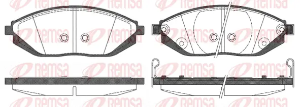 Brake Pad Set, disc brake (1472 02)