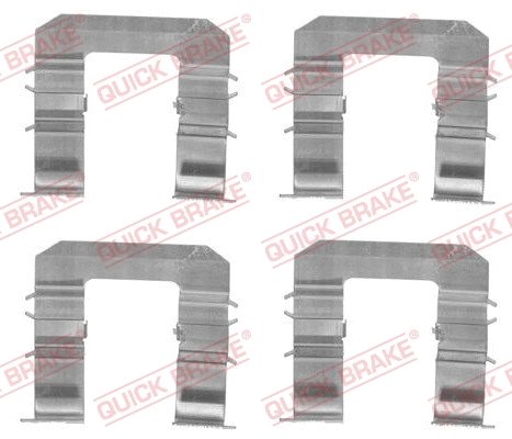 Accessory Kit, disc brake pad (109-1735)