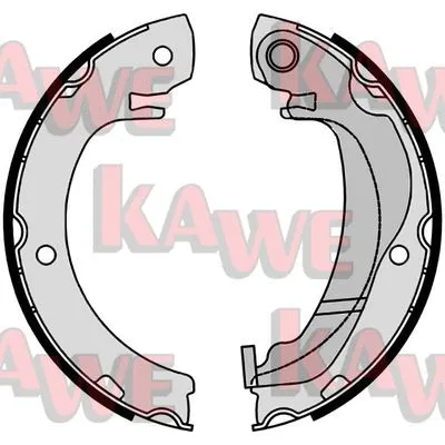 Brake Shoe Set, parking brake (09920)