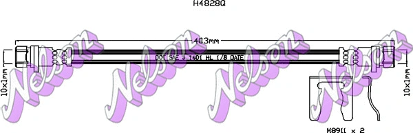 Brake Hose (H4828Q)