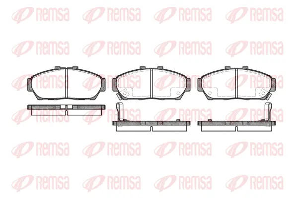 Brake Pad Set, disc brake (0464 02)