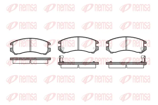 Brake Pad Set, disc brake (0219 02)