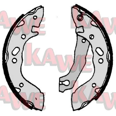 Brake Shoe Set (07000)