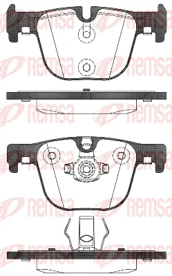 Brake Pad Set, disc brake (1493 00)
