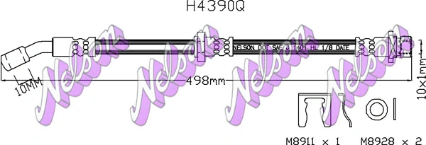 Brake Hose (H4390Q)