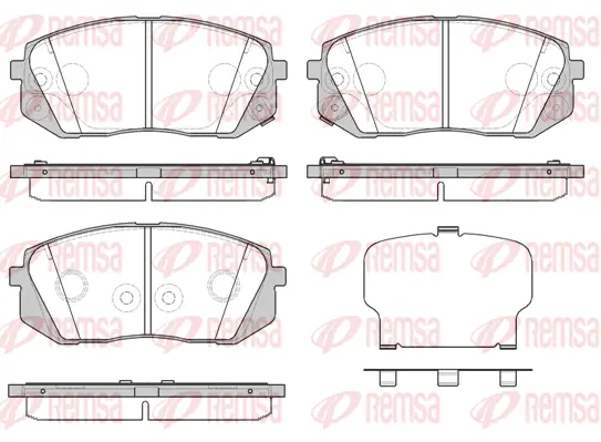 Brake Pad Set, disc brake (1302 52)