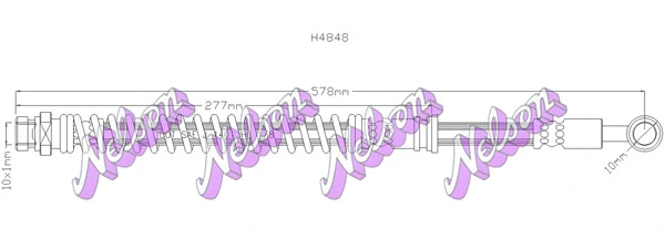 Brake Hose (H4848)