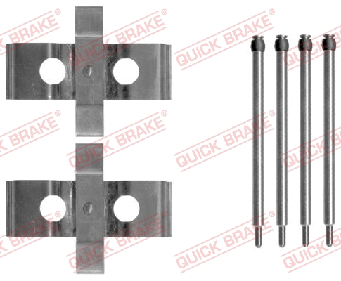 Accessory Kit, disc brake pad (109-1611)