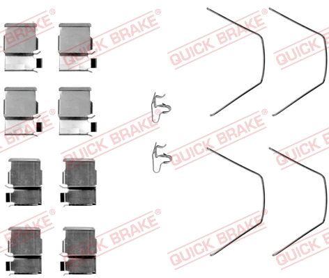 Accessory Kit, disc brake pad (109-1093)