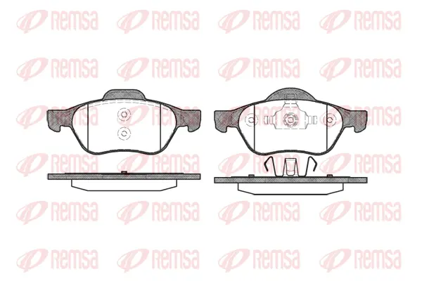 Brake Pad Set, disc brake (0962 00)