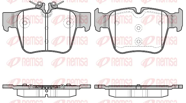 Brake Pad Set, disc brake (1697 00)