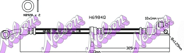 Brake Hose (H6984Q)