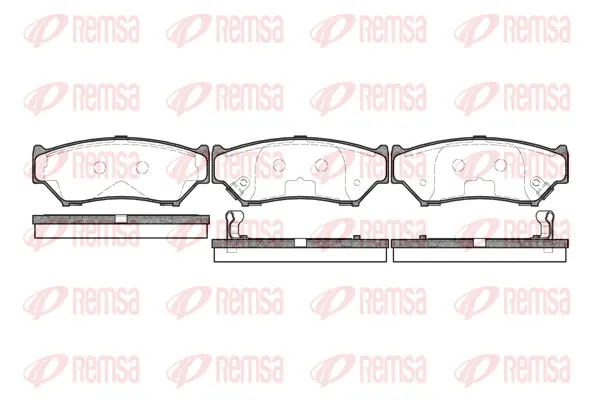 Brake Pad Set, disc brake (0389 12)