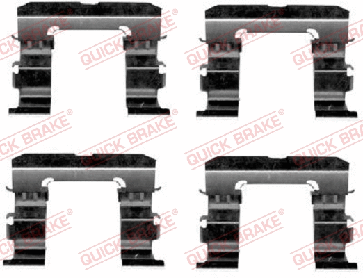 Accessory Kit, disc brake pad (109-1632)