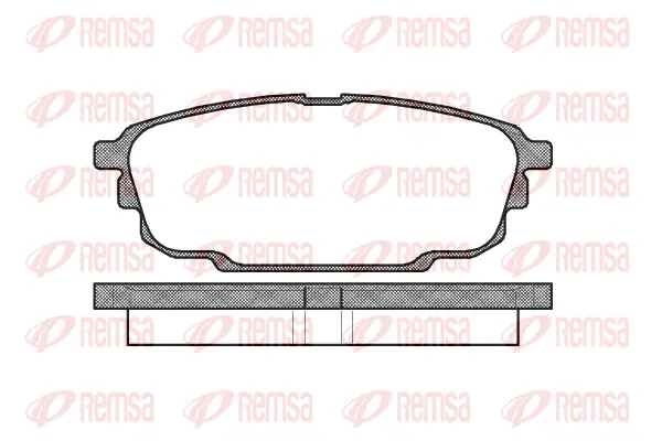 Brake Pad Set, disc brake (0851 00)