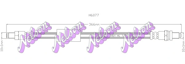 Brake Hose (H6077)