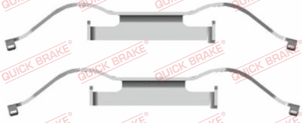Accessory Kit, disc brake pad (109-1681)