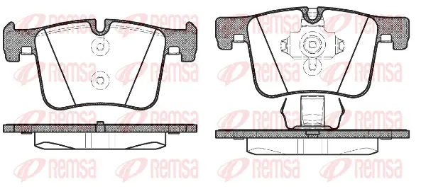 Brake Pad Set, disc brake (1457 00)