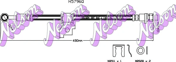 Brake Hose (H5796Q)