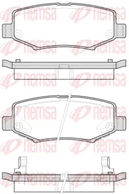 Brake Pad Set, disc brake (1528 02)