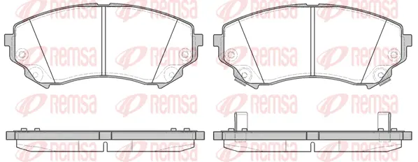 Brake Pad Set, disc brake (1331 04)