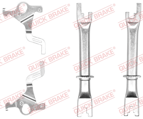 Adjuster Set, drum brake (111 53 005)