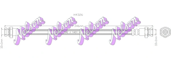 Brake Hose (H4326)