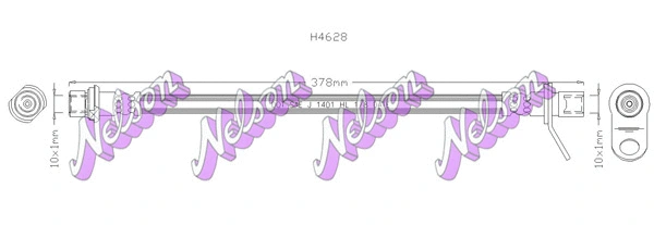 Brake Hose (H4628)