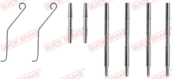 Accessory Kit, disc brake pad (109-1044)